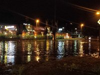 philip  Die Ruhr besuchte Mc Donads. Hochwasser in Steele